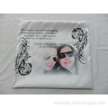 Microfiber King Printed Personalized Pillow Cases in Heat T